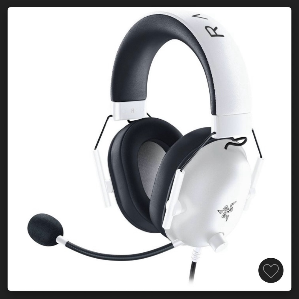 Razer Black and White Gaming Headset